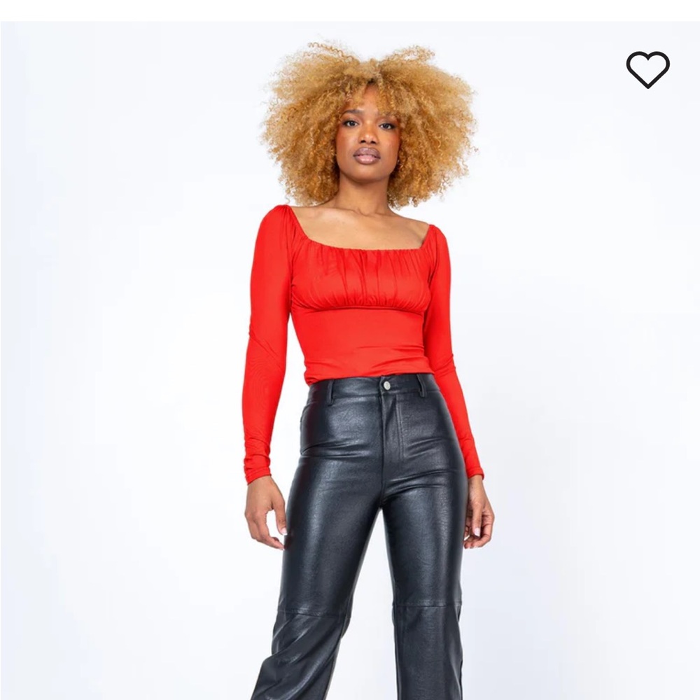 Princess Polly Red Women’s bodysuit